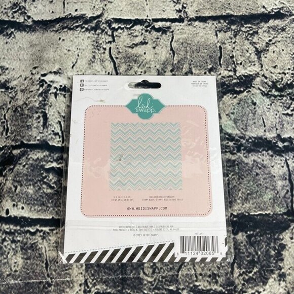 Heidi Swapp BLOCK Stamp Black And Clear - Picture 5 of 8